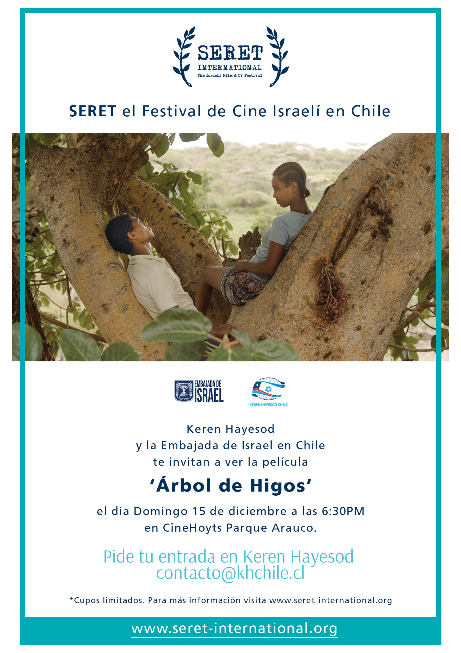  Festival Seret: Lo mejor del cine y tv israelí se presentó en Santiago