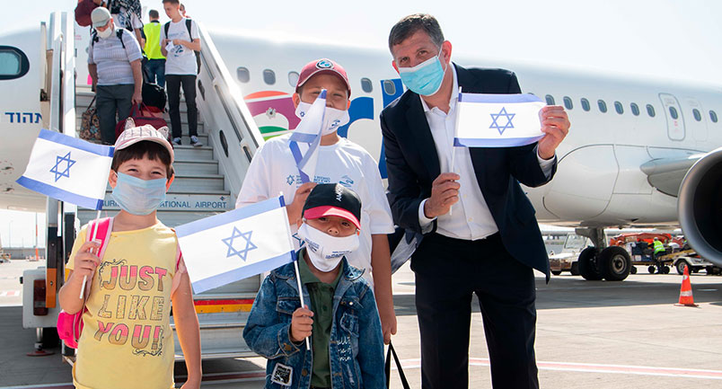  Olim de Ucrania y Kazajstán hicieron de Israel su nuevo hogar
